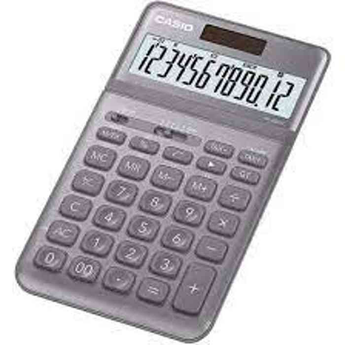 Casio JW-200SC-GY 12 Digit Desktop Calculator